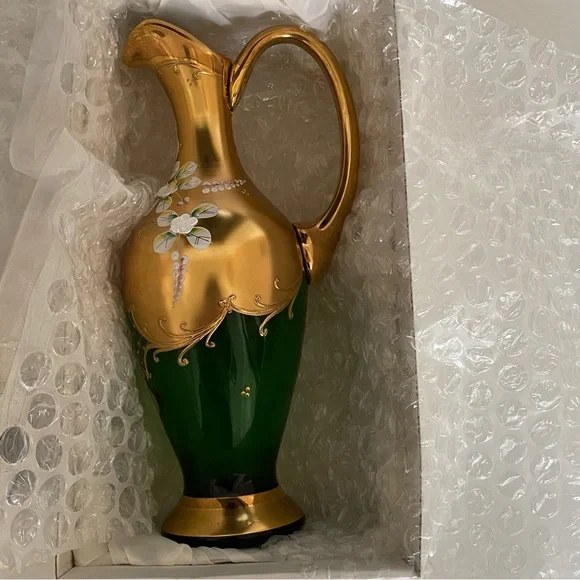 NWB Rococo Bohemia Czech Vase - Picture 11 of 13